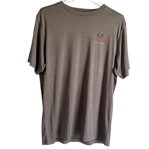 Realtree Short Sleeve Performance Fishing Shirt Men's Large - Picture 5 of 7